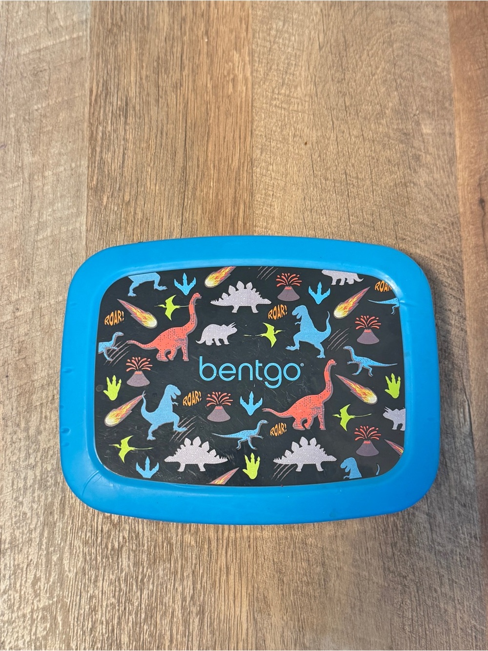 Bentgo Kids Blue Dinosaur Lunch Box - Blue